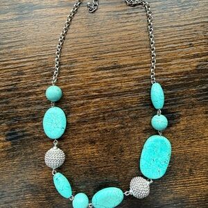 Turquoise and Silver Necklace